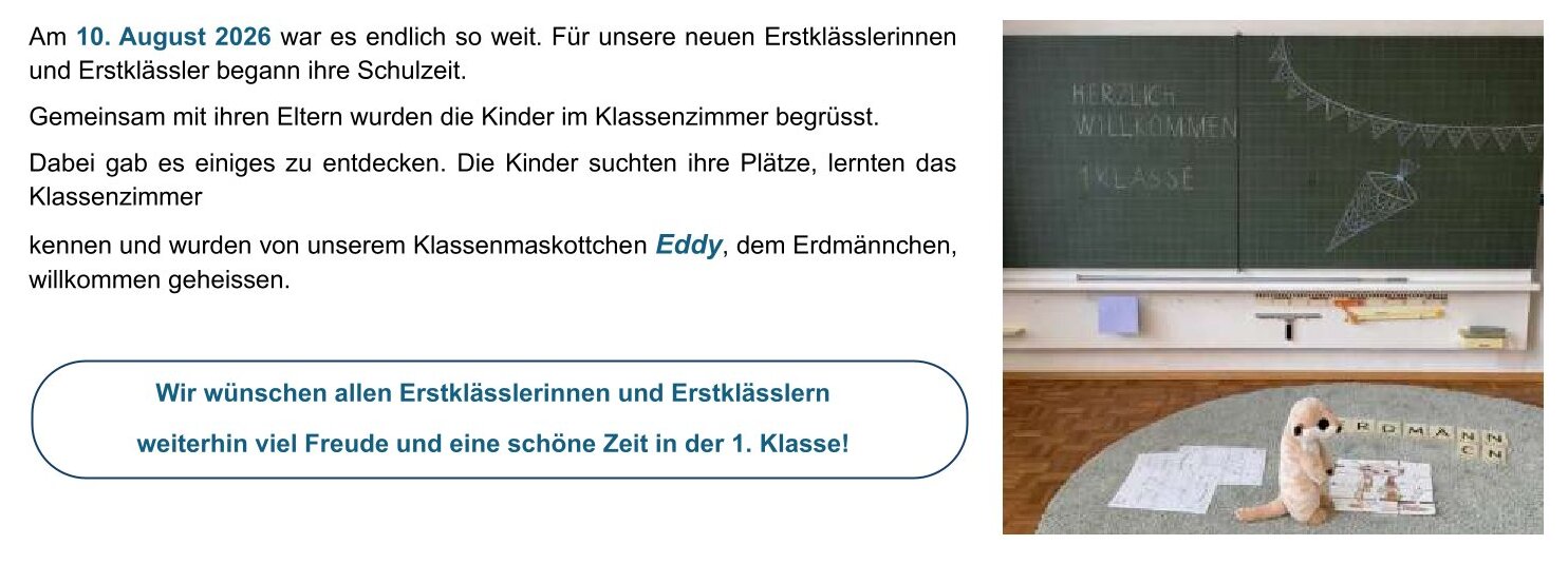 Willkommen in der Erdmännchenklasse