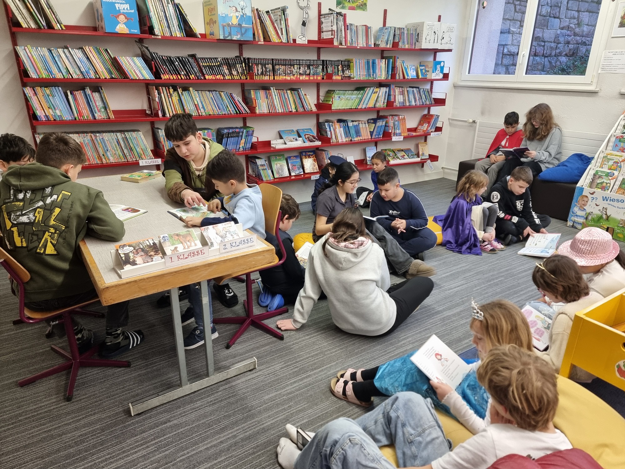 Klassenübergreifendes Lesen