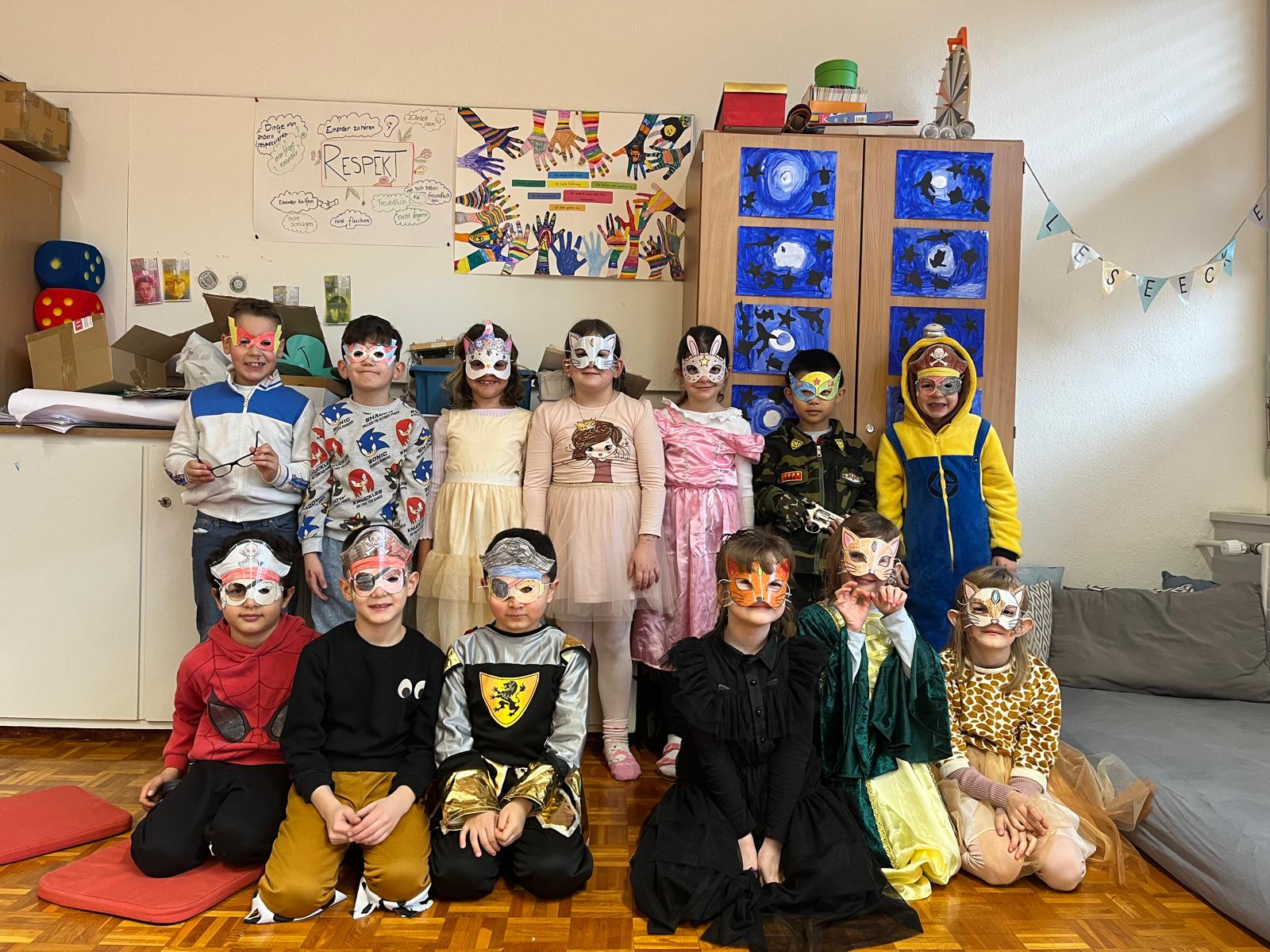 Fasnacht in der Schule